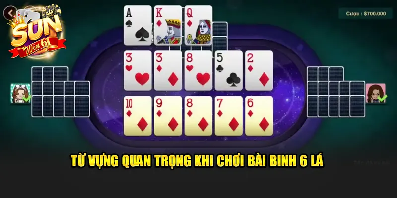 Từ vựng quan trọng khi chơi bài binh 6 lá