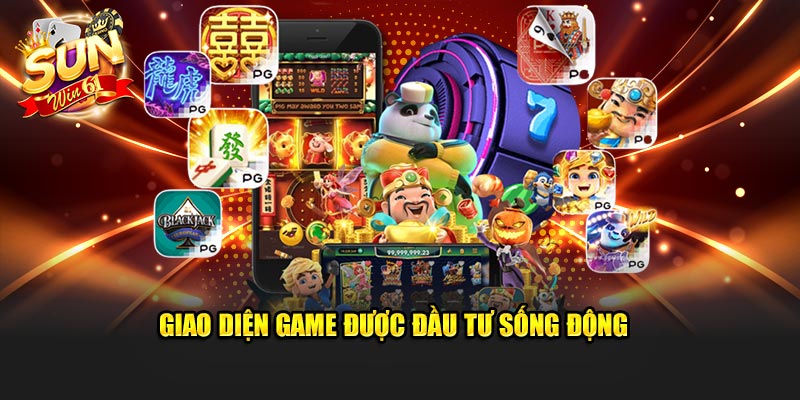 Giao diện game được đầu tư sống động